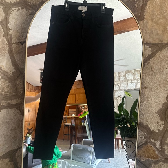 $184 Current / Elliot The High Waist Stiletto in Jet Black size 30 REVOLVE - Picture 8 of 8